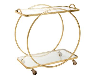 Desserte, fer et verre - 71*38